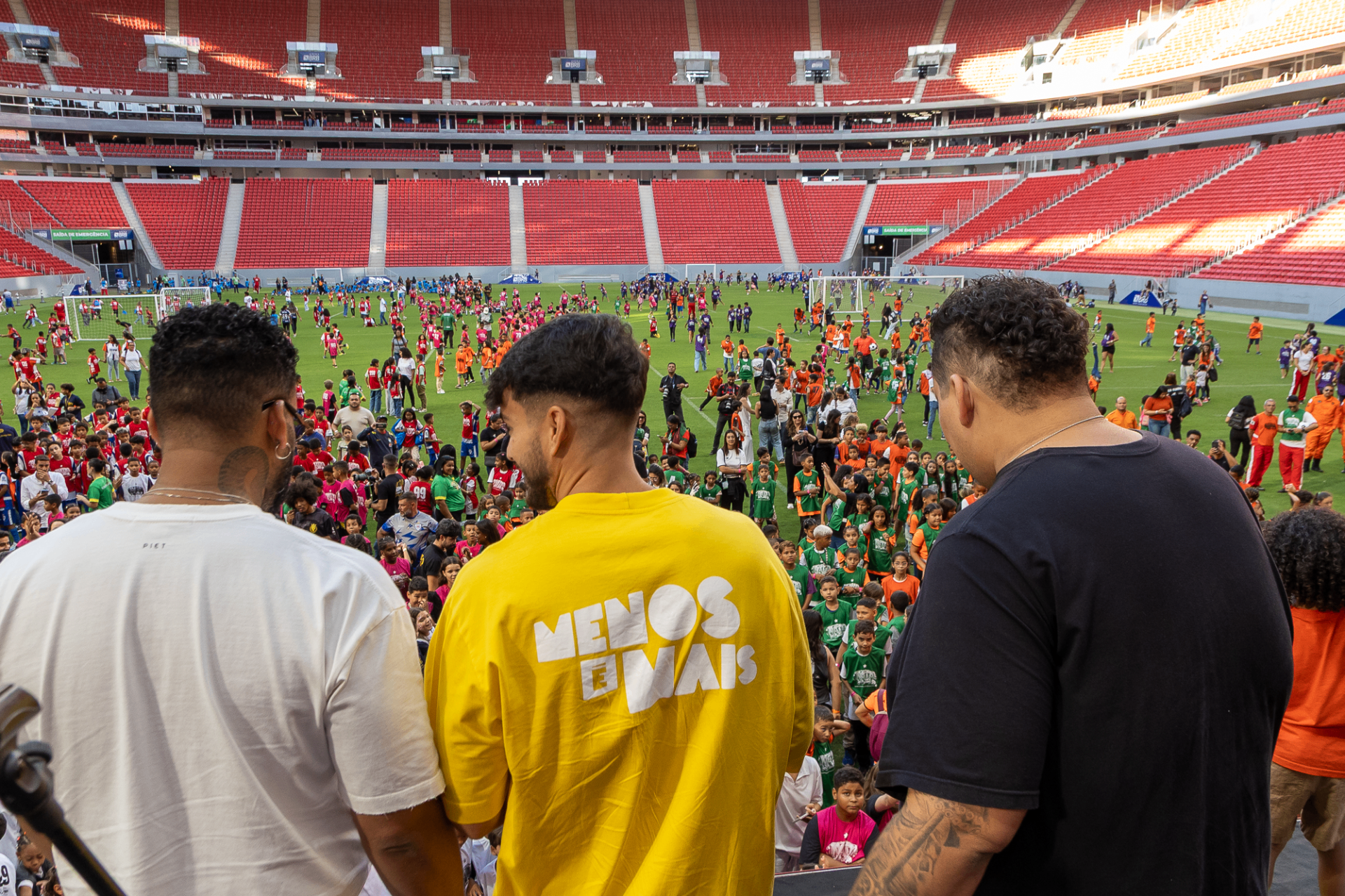 Apresentação no palco da Arena BRB
